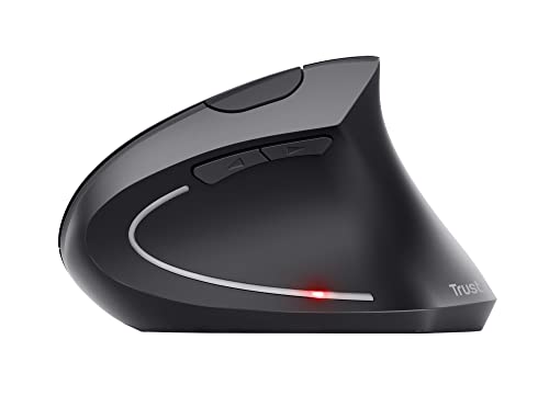 Ratón Inalámbrico, Ratón Vertical Ergonómico, 6 Botones, LED