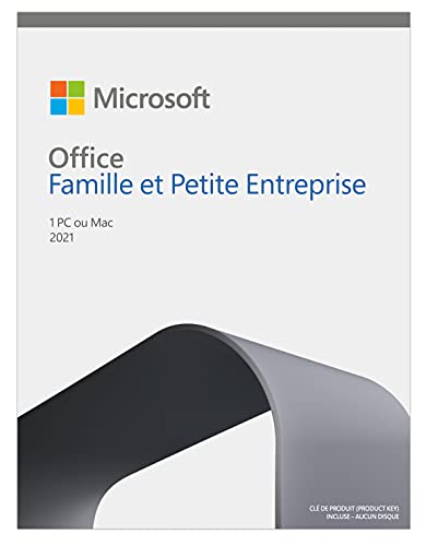 Office Famille et Petite Entreprise 2021 | Achat définitif | 1 PC ou MAC | Téléchargement