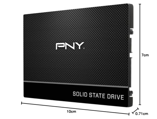 PNY CS900 Internal SSD SATA III, 2.5 Inch, 250GB, Read Speed up to 535MB/s