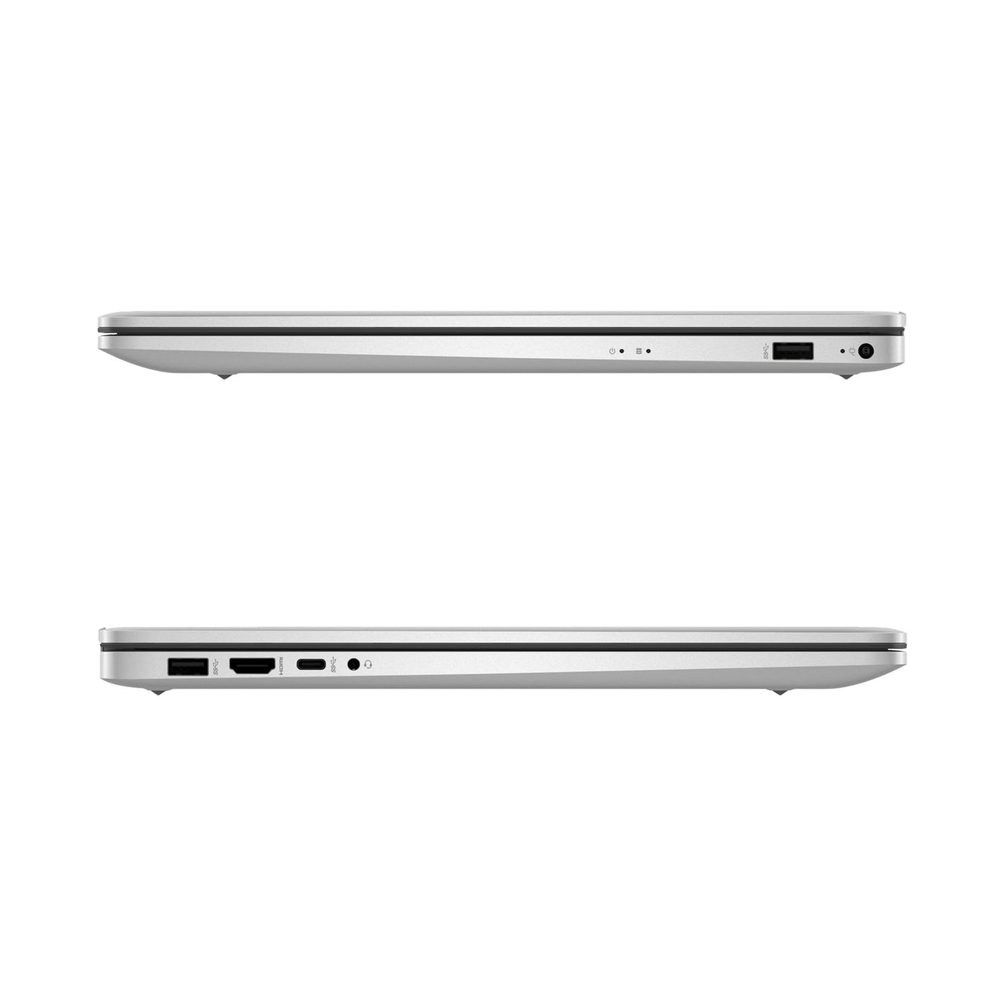 HP Laptop 15s-fq5004sf 15.6" FHD Portable PC (Intel Core i7-1255U, 16 GB RAM, 512 GB SSD, AZERTY, Windows 11 Home) Natural Silver