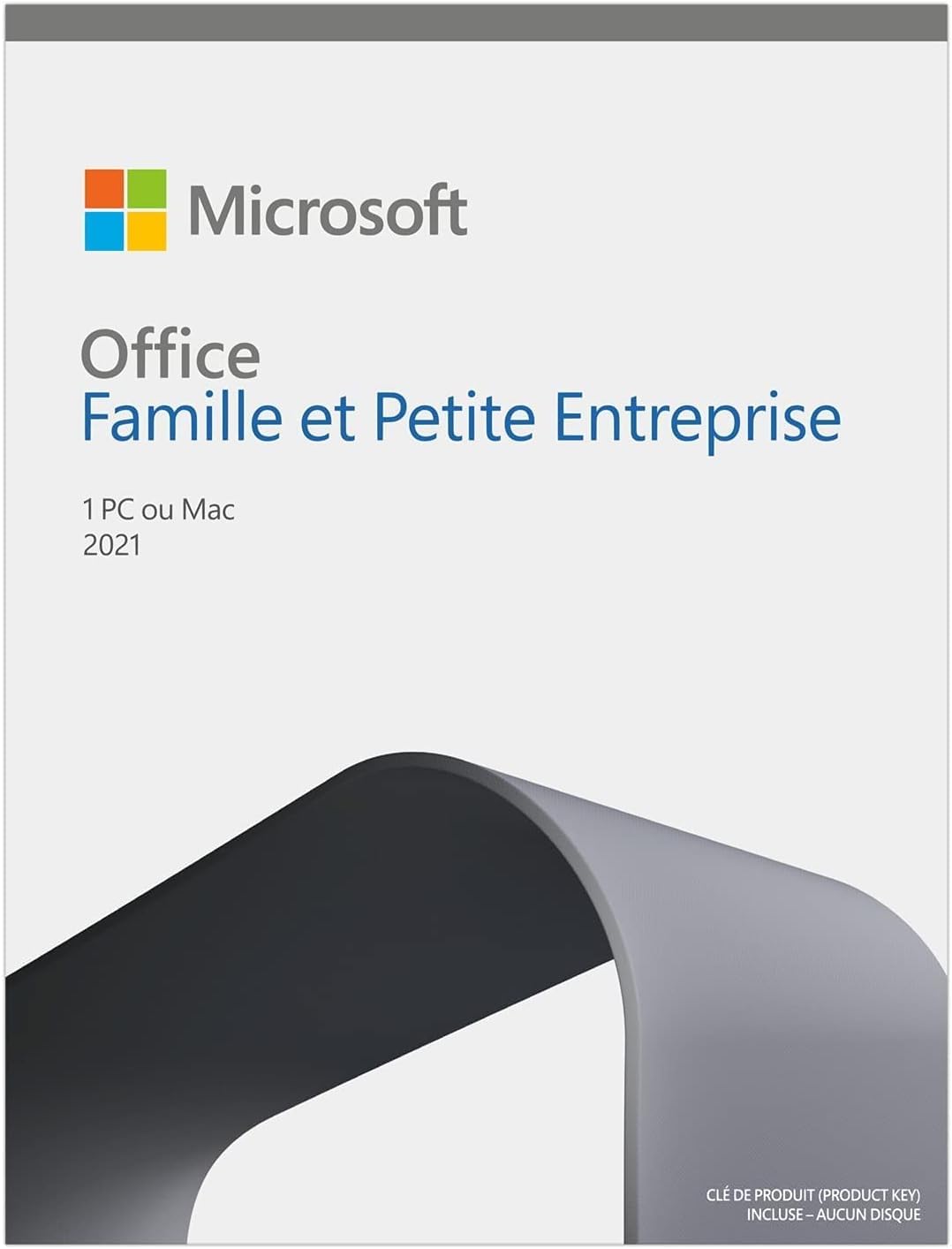 Office Famille et Petite Entreprise 2021 | Achat définitif | 1 PC ou MAC | Téléchargement