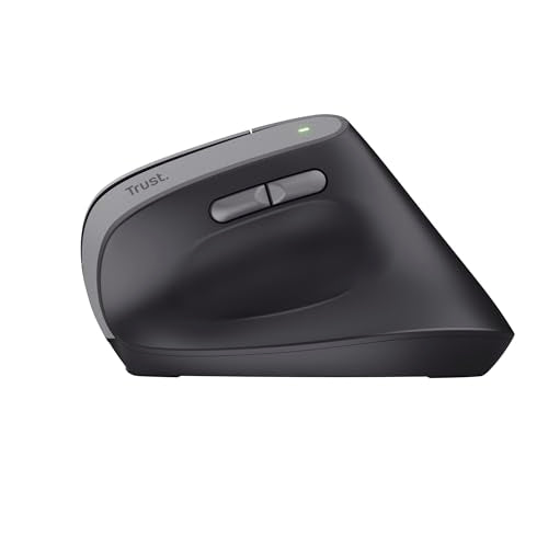 Ratón Inalámbrico, Ratón Vertical Ergonómico, 6 Botones, LED