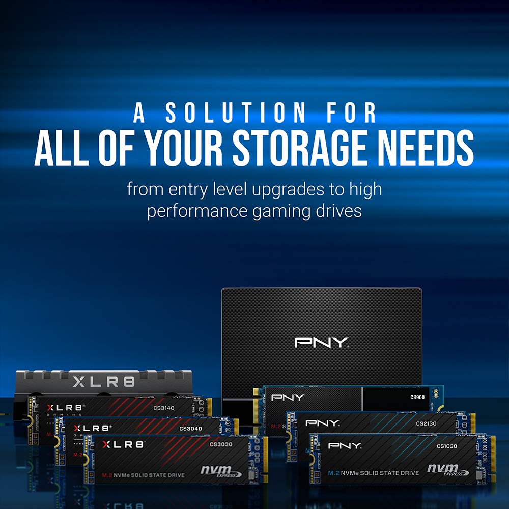 PNY CS900 Internal SSD SATA III, 2.5 Inch, 250GB, Read Speed up to 535MB/s