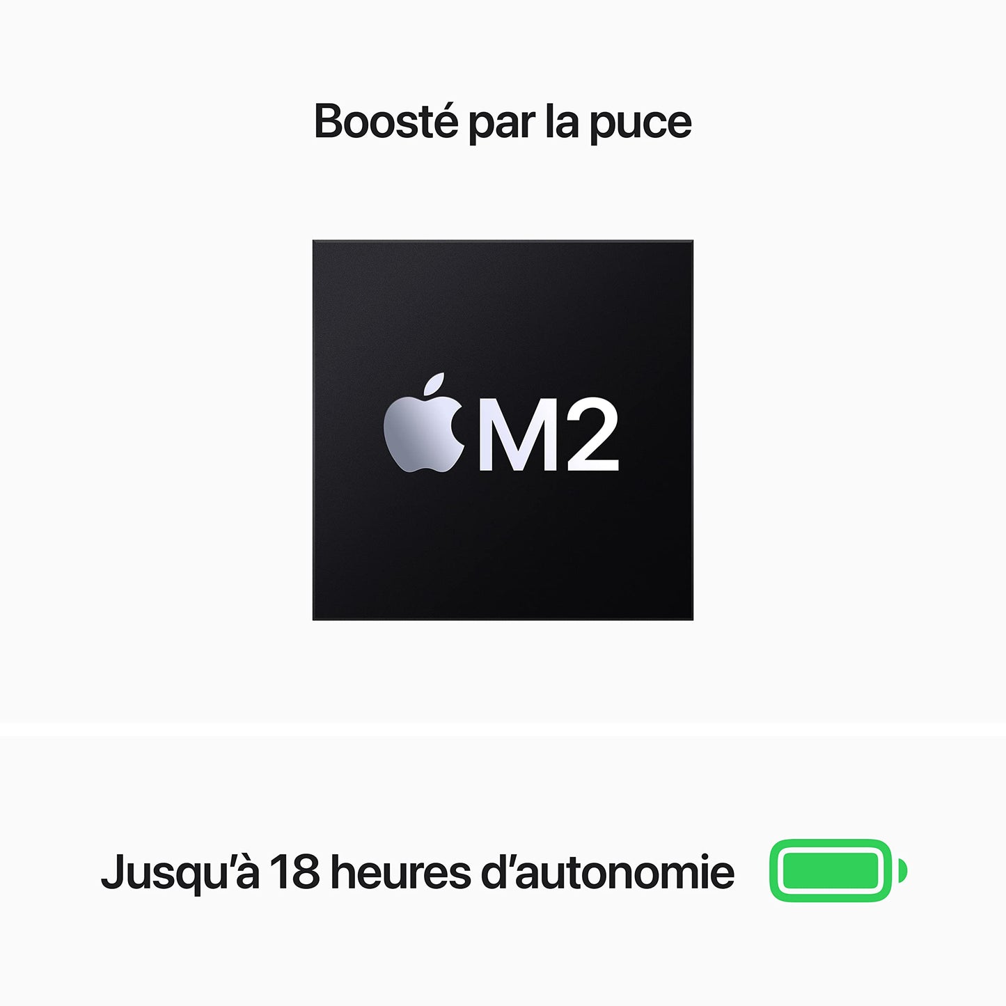 Apple MacBook Air portátil con chip M2: pantalla Liquid Retina de 13,6 pulgadas, 16 GB de RAM, 256 GB de almacenamiento SSD, teclado retroiluminado, cámara FaceTime HD de 1080p; Gris espacial