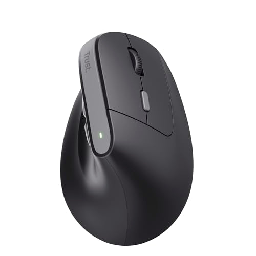 Ratón Inalámbrico, Ratón Vertical Ergonómico, 6 Botones, LED