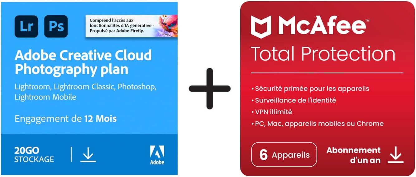 Adobe Creative Cloud All Apps | 1 an | PC/Mac | Téléchargement E-mail en 2H Max