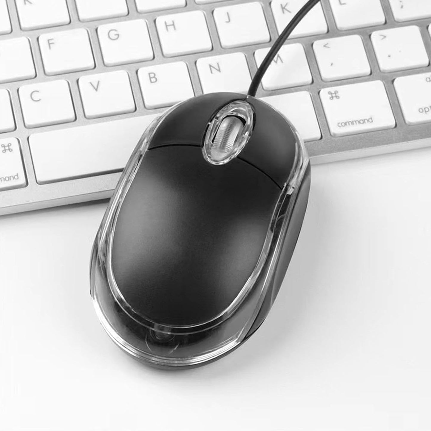 Ratón con cable para computadora portátil – Ratón mecánico portátil para juegos | Cómodo mouse programable con funciones avanzadas, ideal para uso diario en computadoras