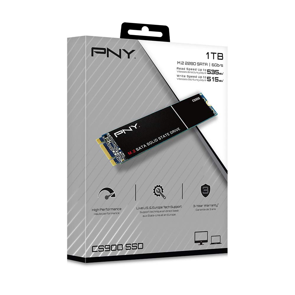 PNY CS900 Internal SSD SATA III, 2.5 Inch, 250GB, Read Speed up to 535MB/s