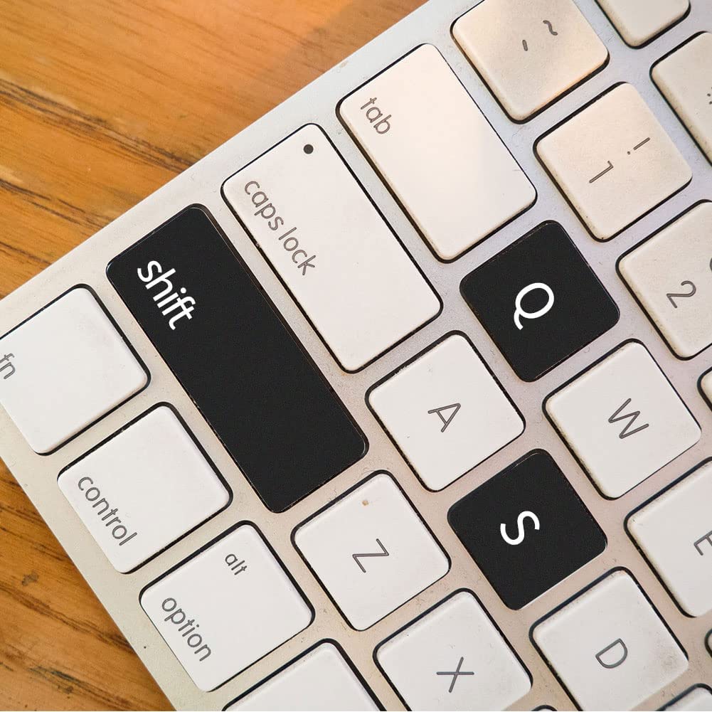 Autocollants Clavier en Français de Lettres de Clavier Français Ordinateur Portable, 6Pcs