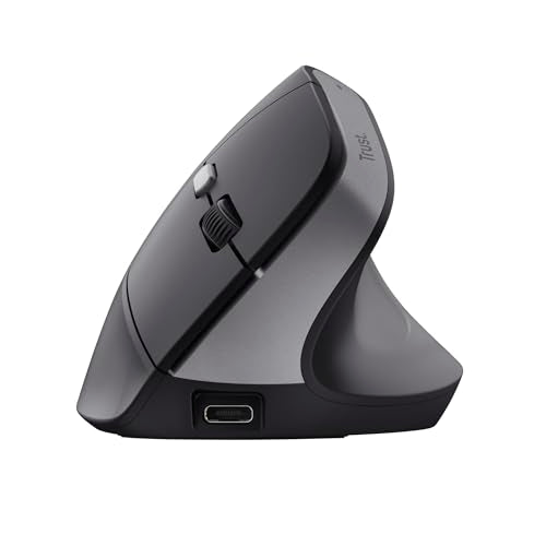 Ratón Inalámbrico, Ratón Vertical Ergonómico, 6 Botones, LED