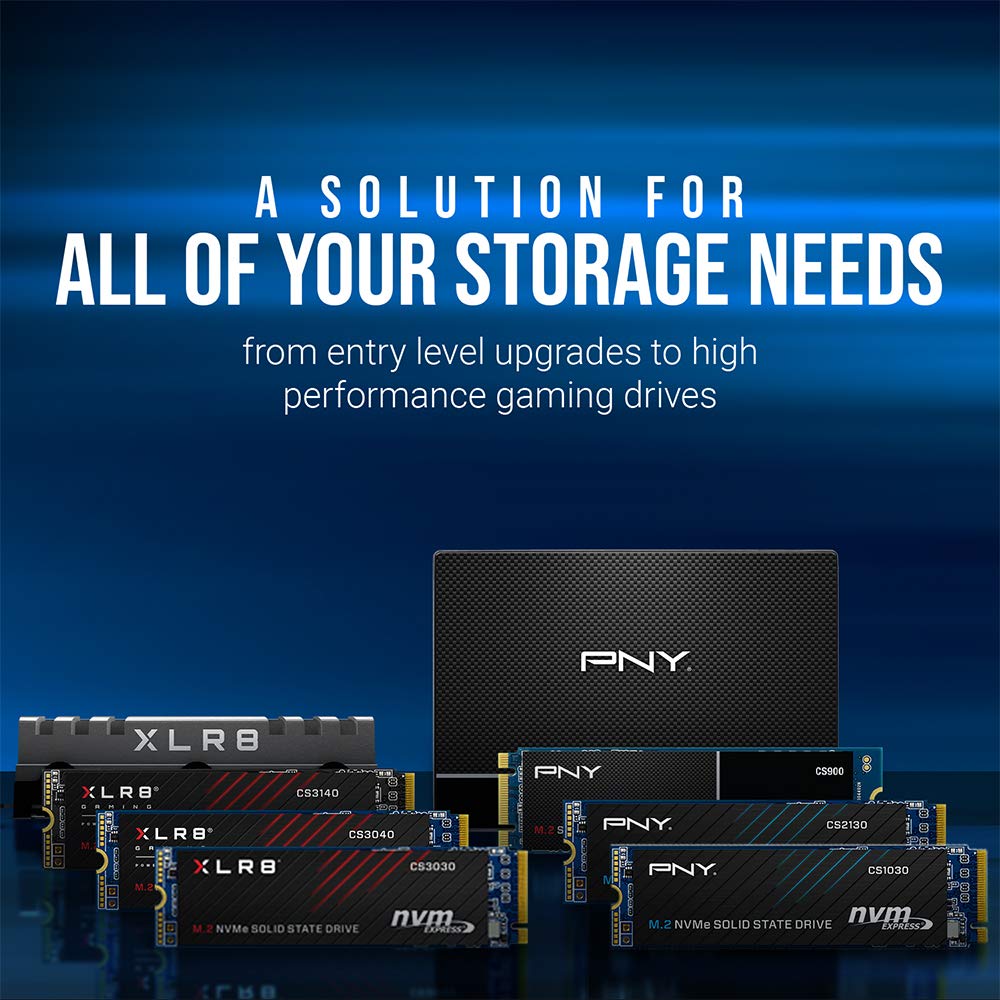 PNY CS900 Internal SSD SATA III, 2.5 Inch, 250GB, Read Speed up to 535MB/s
