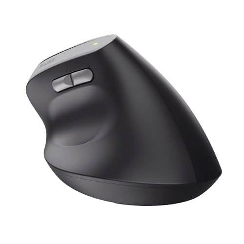 Ratón Inalámbrico, Ratón Vertical Ergonómico, 6 Botones, LED