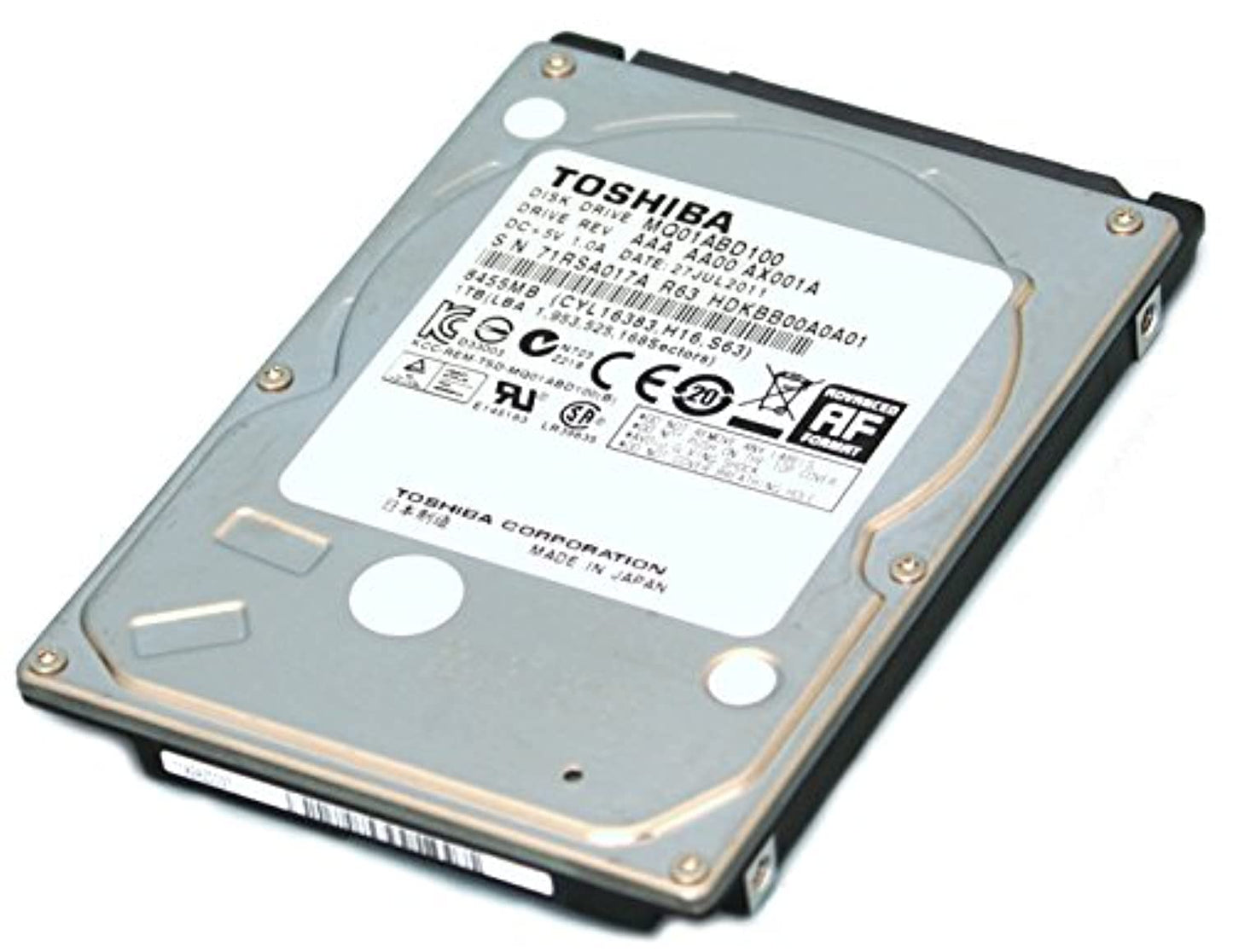 Toshiba -MQ01ABD100- 2.5'' 1000 GB SATA II internal hard drive