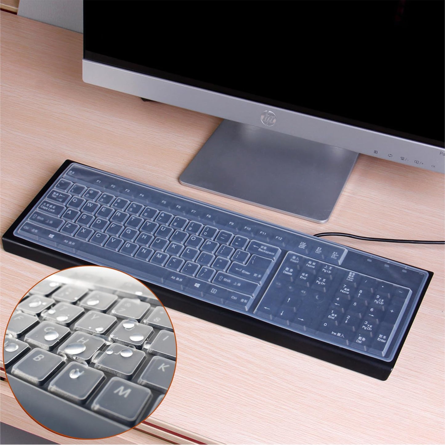 Autocollants Clavier en Français de Lettres de Clavier Français Ordinateur Portable, 6Pcs