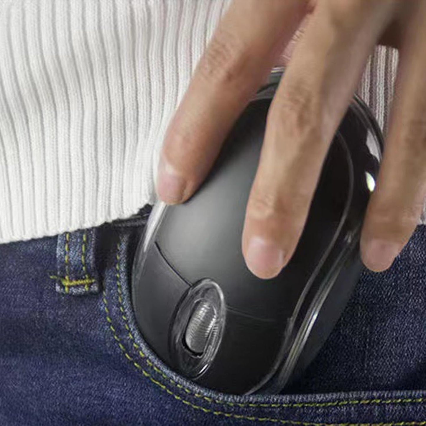 Ratón con cable para computadora portátil – Ratón mecánico portátil para juegos | Cómodo mouse programable con funciones avanzadas, ideal para uso diario en computadoras