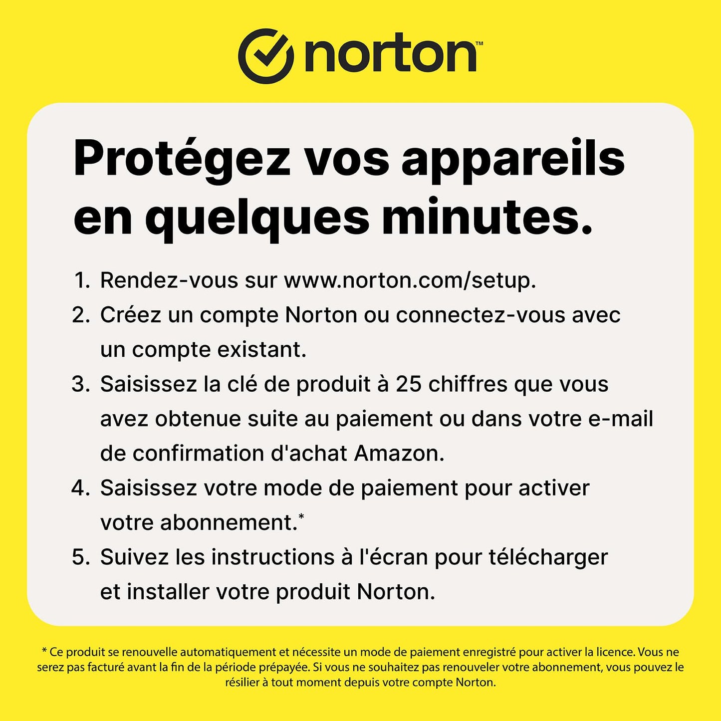 Norton 360 Deluxe 2025 |5 appareils | 12 mois |Téléchargement