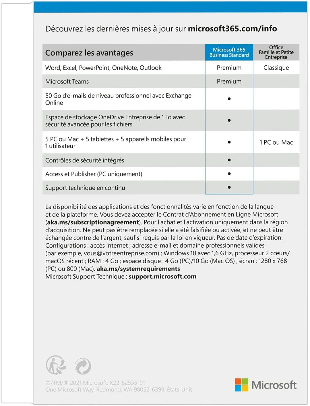 Office Famille et Petite Entreprise 2021 | Achat définitif | 1 PC ou MAC | Téléchargement