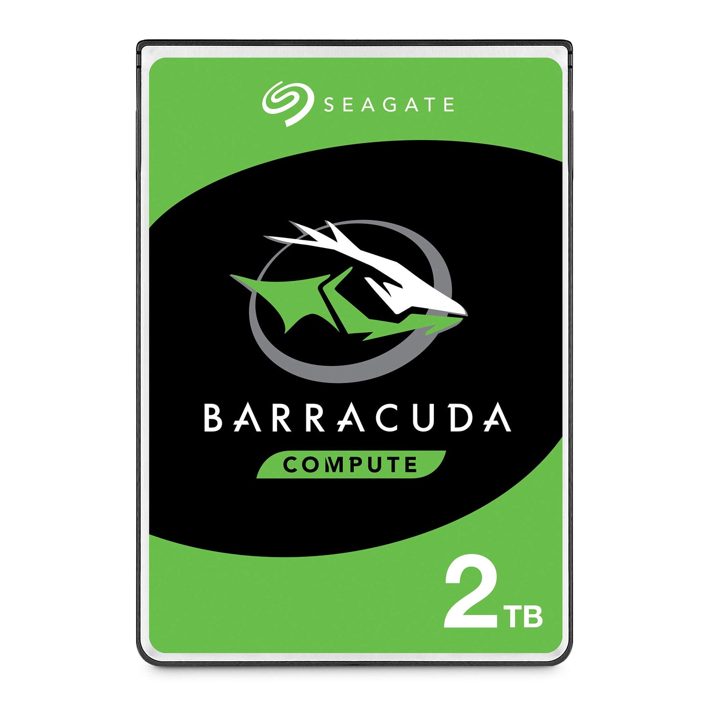 Seagate BarraCuda, 2 To, Disque dur interne HDD – 3,5" SATA 6 Gbit/s 7 200 tr/min, 256 Mo de mémoire cache, pour PC de bureau , Ouverture facile (ST2000DMZ08)