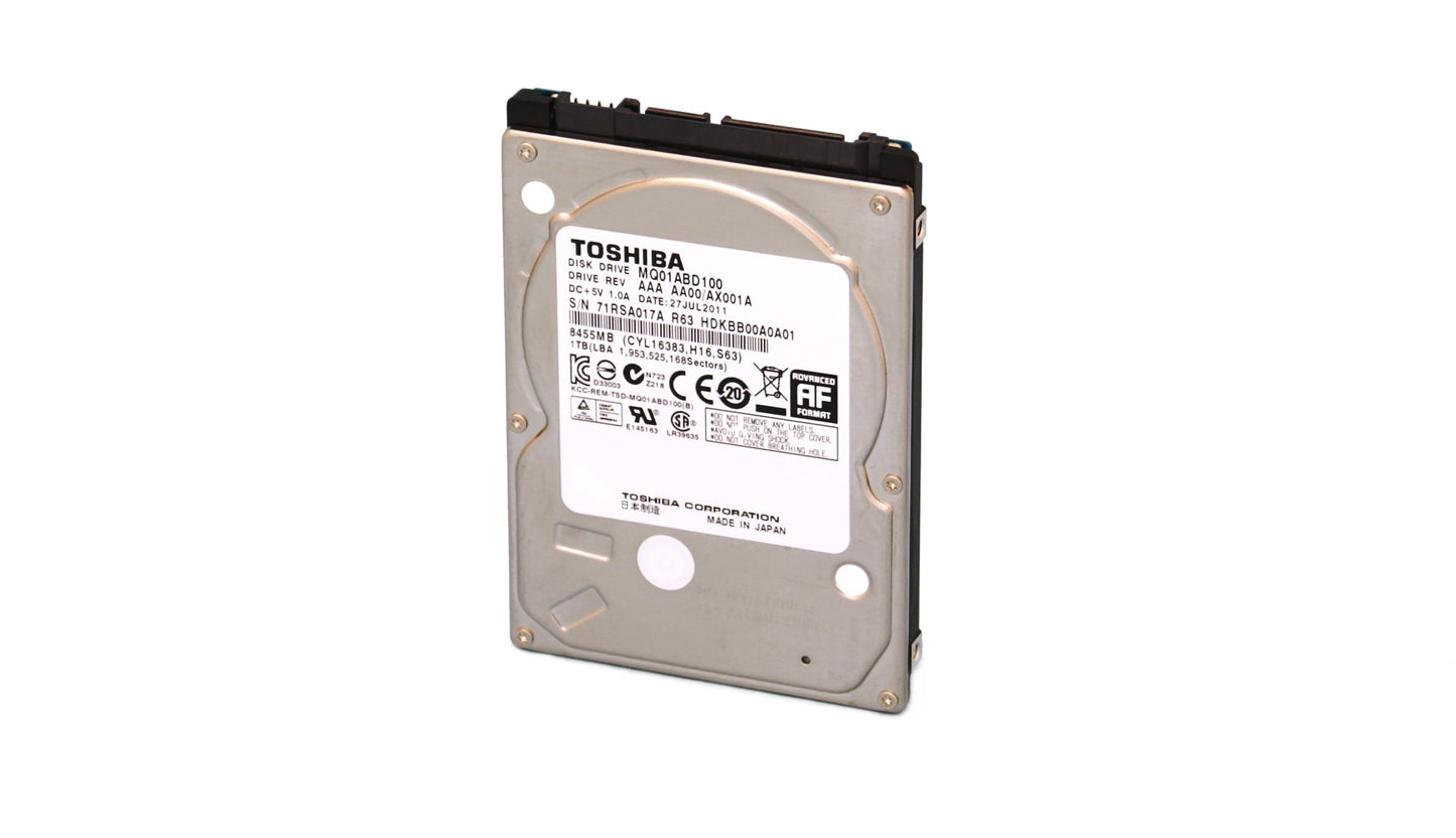 Toshiba -MQ01ABD100- 2.5'' 1000 GB SATA II internal hard drive