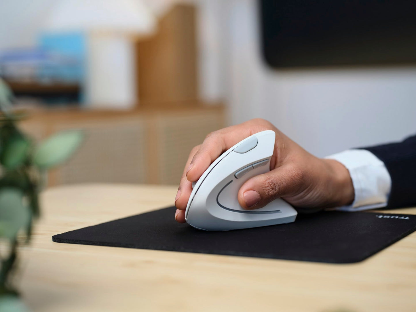 Ratón Inalámbrico, Ratón Vertical Ergonómico, 6 Botones, LED