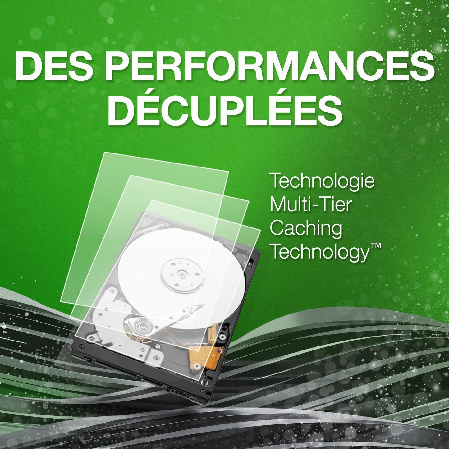 Seagate BarraCuda, 2 To, Disque dur interne HDD – 3,5" SATA 6 Gbit/s 7 200 tr/min, 256 Mo de mémoire cache, pour PC de bureau , Ouverture facile (ST2000DMZ08)