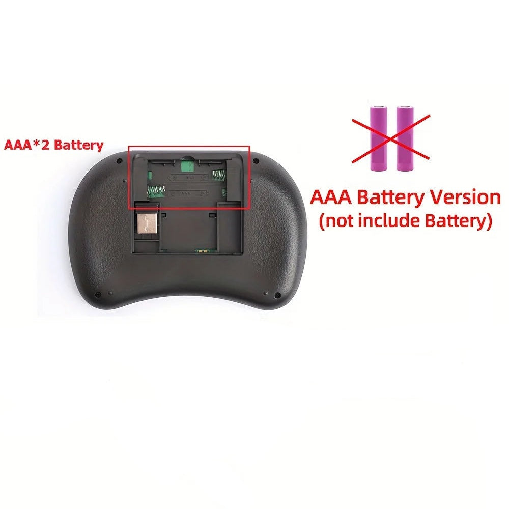 Clavier Air Mouse i8 2.4G AZERTY FR avec Touchpad – Rétroéclairage Vert (Neuf)