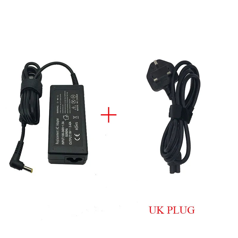 Chargeur d'ordinateur portable pour Acer Aspire 19V 3.42A 65W 5.5*1.7mm