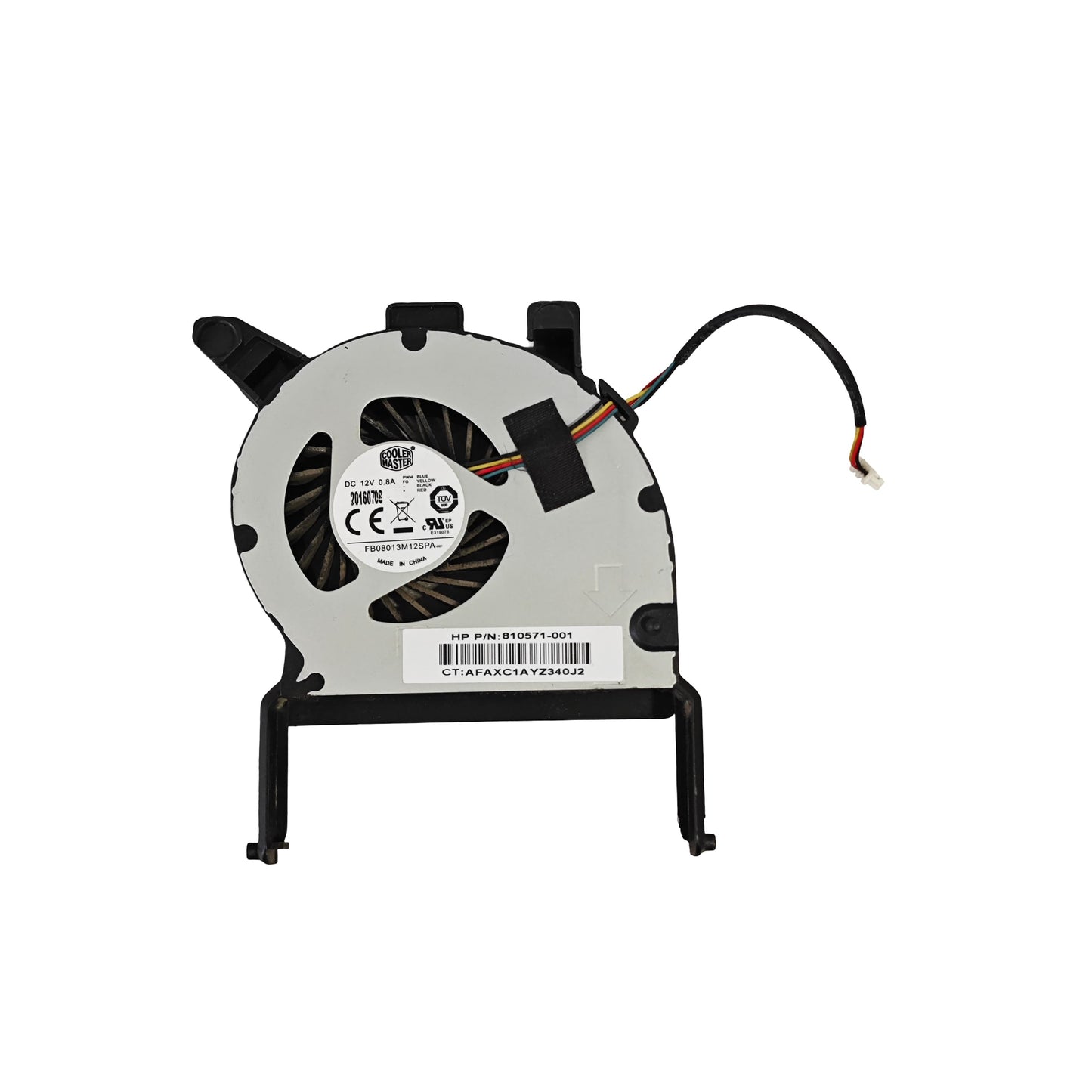 Ventilateur CPU HP 810571‑001 – Ventilateur de Refroidissement pour HP EliteDesk / ProDesk Original (Reconditionné)