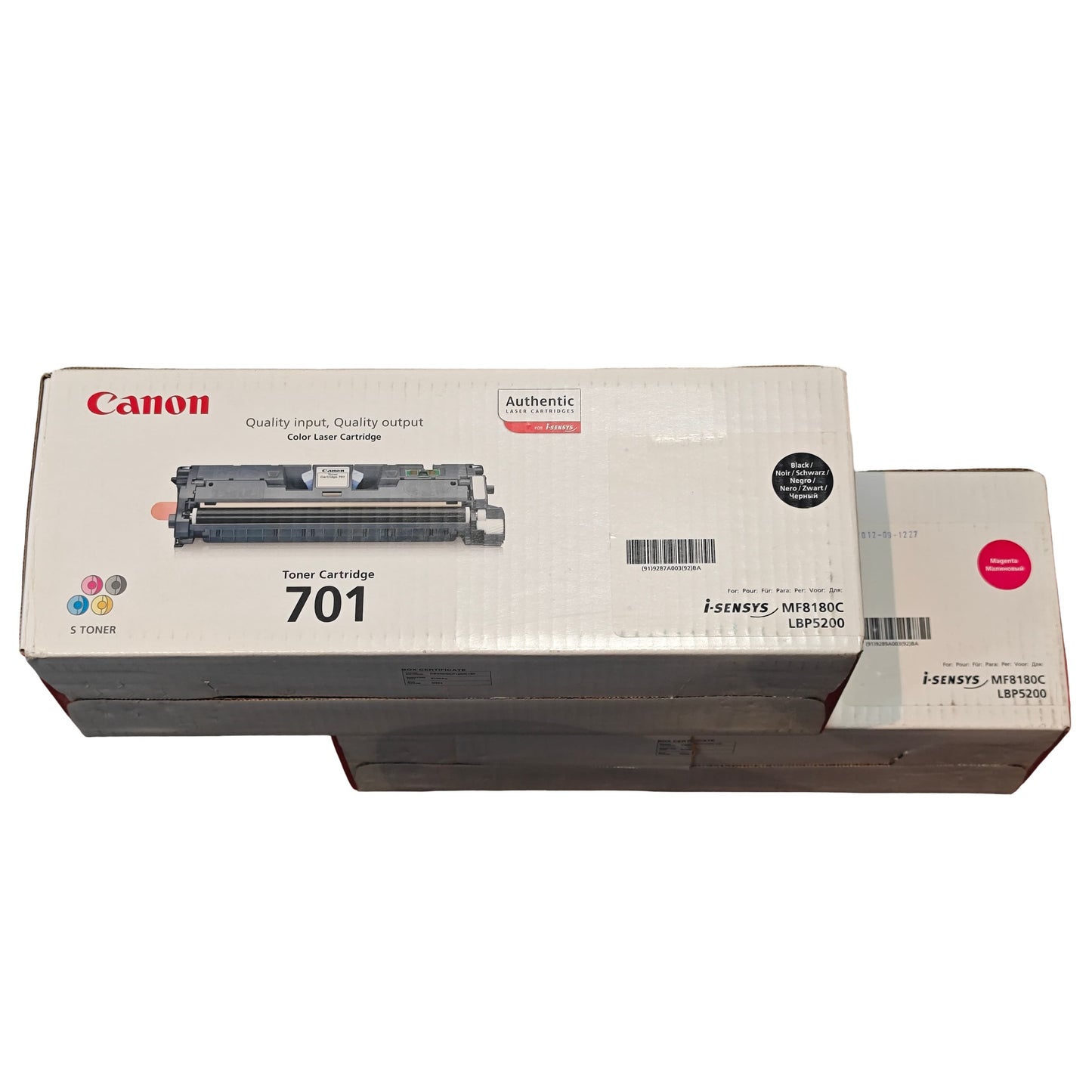 Canon Toner 701 701L Original Black Cyan Magenta i - SENSYS - Toners & Cartouches (Imprimantes) | DR CLICK Informatique