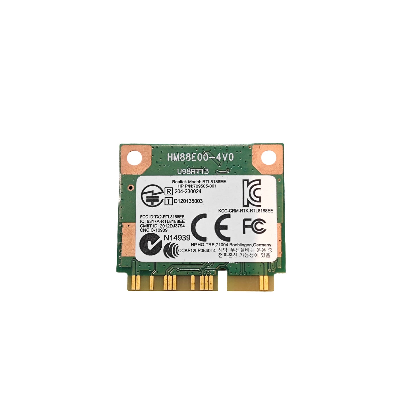Carte Wi - Fi Realtek RTL8188EE Mini PCI - E HP (Reconditionné) - PC Portables – Pièces détachées | DR CLICK Informatique