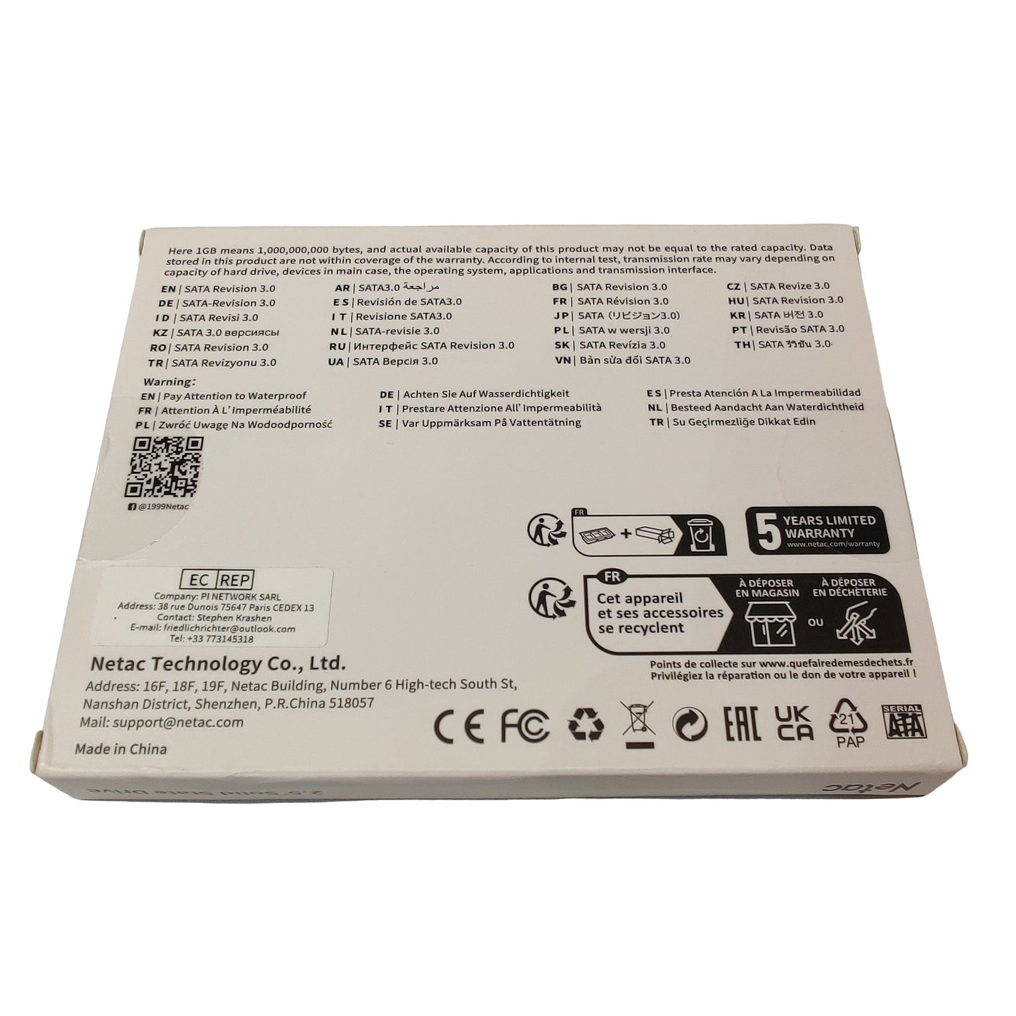 Disque SSD Netac N530S 2,5'' SATA III – 1 To - Disque dur & SSD | DR CLICK Informatique