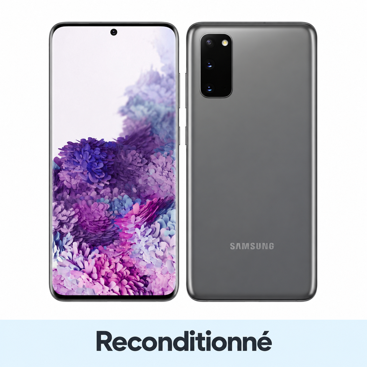 Samsung Galaxy S20 5G – 128 Go – Gris – Reconditionné