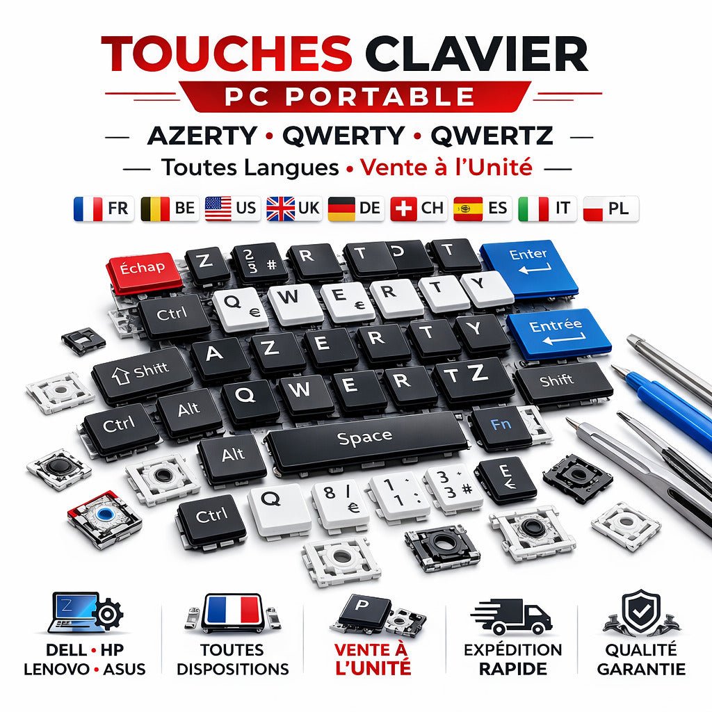 Touches Clavier PC Portable - DR CLICK INFORMATIQUE