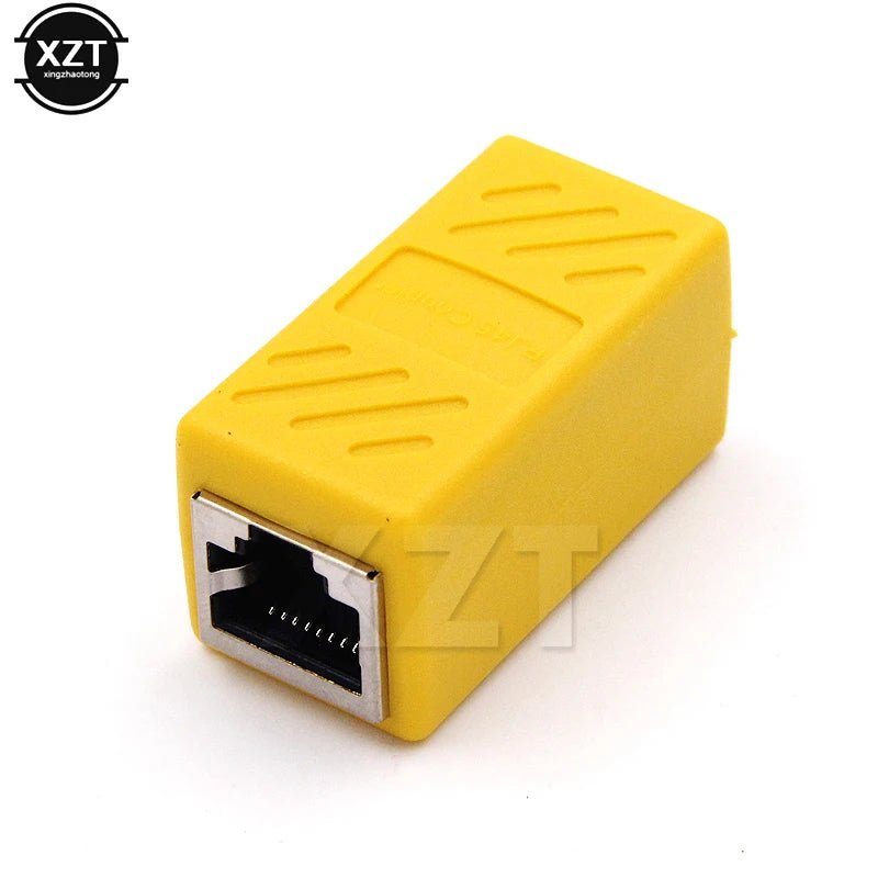 Connecteur RJ45 1 à 2 noir – prise réseau