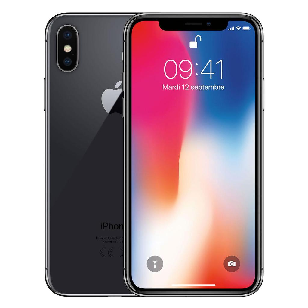 Apple iPhone X – 64 Go – Gris sidéral – Reconditionné