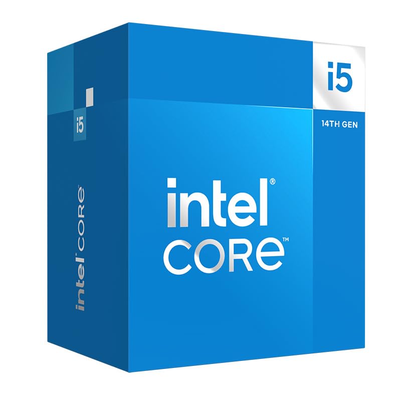 Intel® Core™ i5-14500, processeur pour PC de bureau, 14 cœurs (6 P-cores + 8 E-cores) jusqu'à 5 GHz