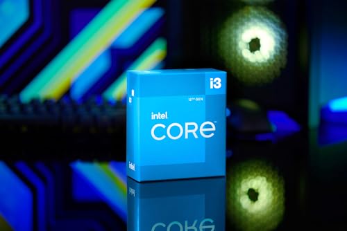 Intel® Core™ i3-12100F, processeur pour PC de bureau,12 Mo de cache, jusqu'à 4,30 GHz