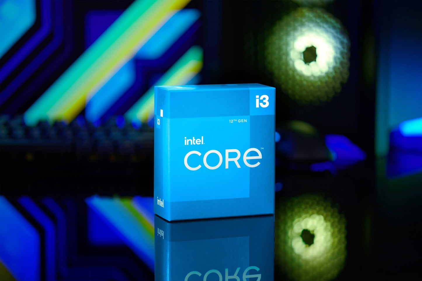 Intel® Core™ i3-12100F, processeur pour PC de bureau,12 Mo de cache, jusqu'à 4,30 GHz