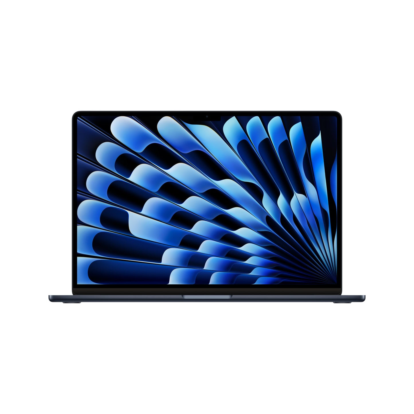 Apple 2024 MacBook Air 15-inch Laptop with M3 Chip: 15.3-inch Liquid Retina display, 8GB unified memory, 256GB SSD storage, backlit keyboard, 1080p FaceTime HD camera. Midnight 