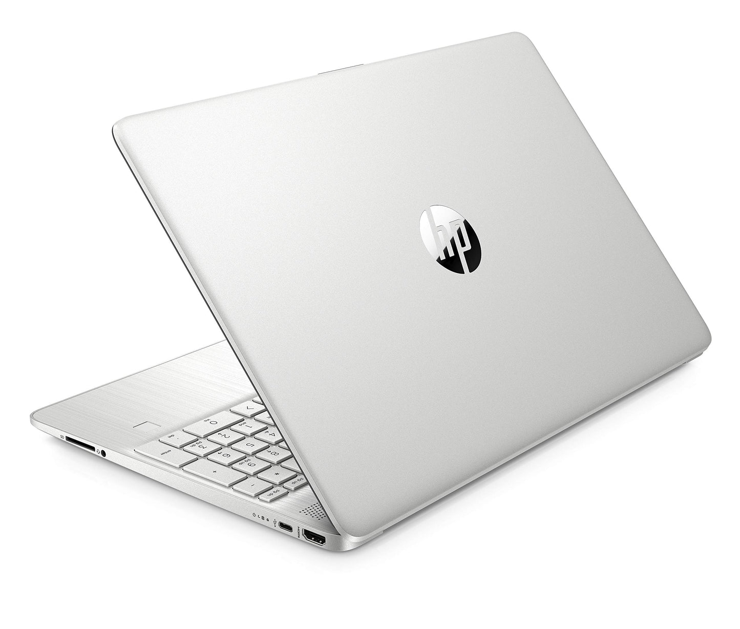 HP Laptop 15s-fq5004sf 15.6" FHD Portable PC (Intel Core i7-1255U, 16 GB RAM, 512 GB SSD, AZERTY, Windows 11 Home) Natural Silver 