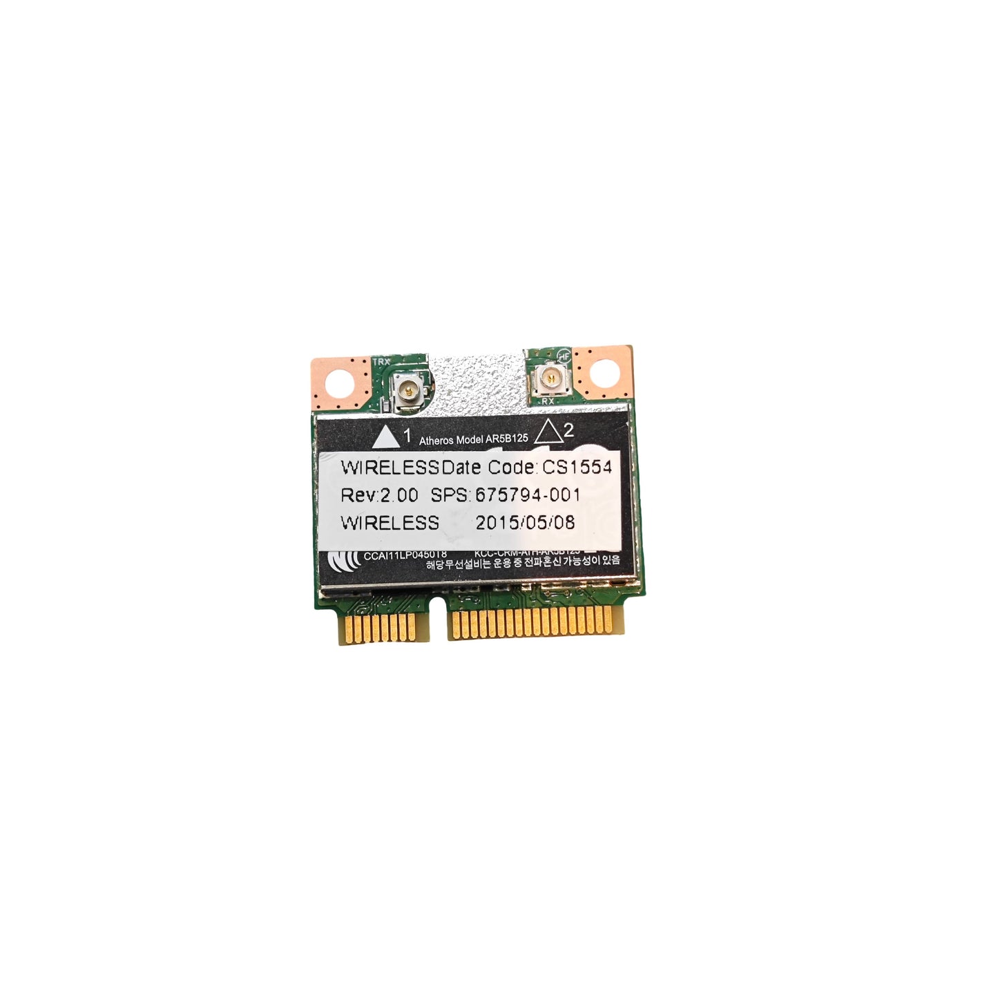 Carte Wi-Fi Atheros AR5B125 Mini PCI-E Bluetooth HP (Reconditionné)