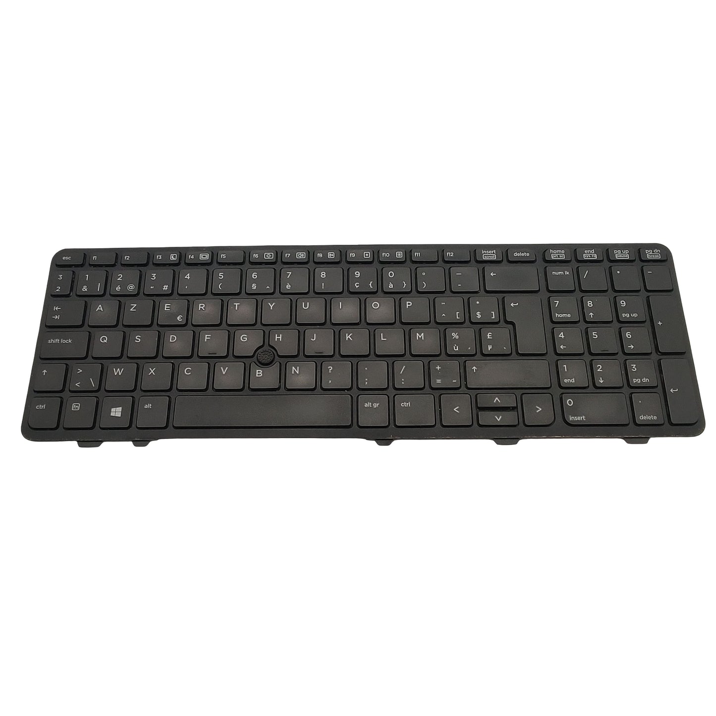 Clavier AZERTY Français avec bâton de pointage pour HP ProBook 650 / 650 G1 / 655 G1 – Noir Reconditionné