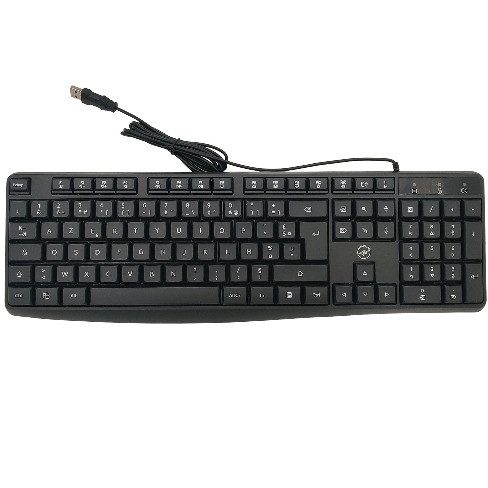 Clavier filaire Mobility Lab Deluxe AZERTY avec pavé numérique