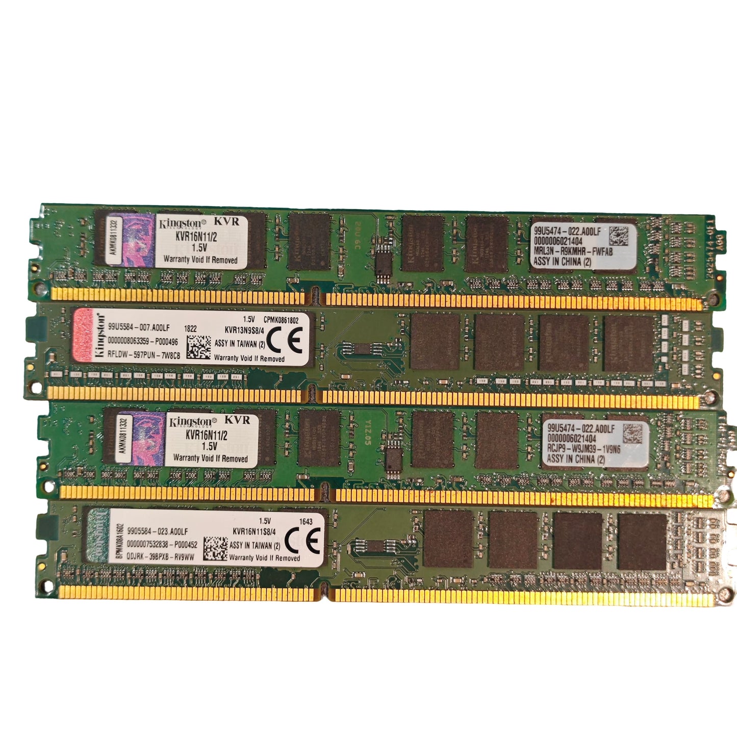 Barrette mémoire Kingston 4 Go DDR3 PC Bureau 1333 1600 MHz DIMM (Reconditionné)