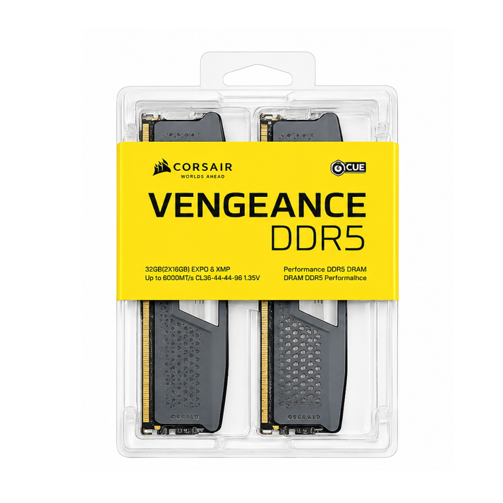Kit mémoire RAM Corsair Vengeance DDR5 32 Go 6000 MHz