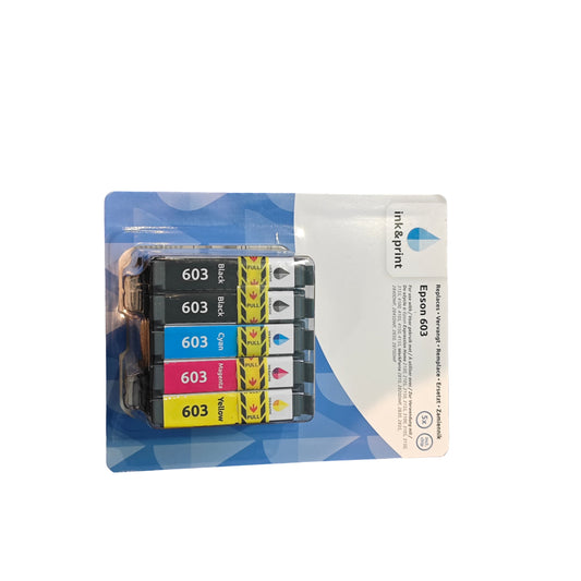 Pack Cartouches Epson 603 Compatible – Noir + Couleurs XP WF
