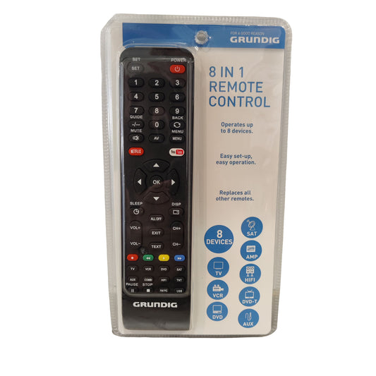 Grundig telecommande Universelle 8-en-1