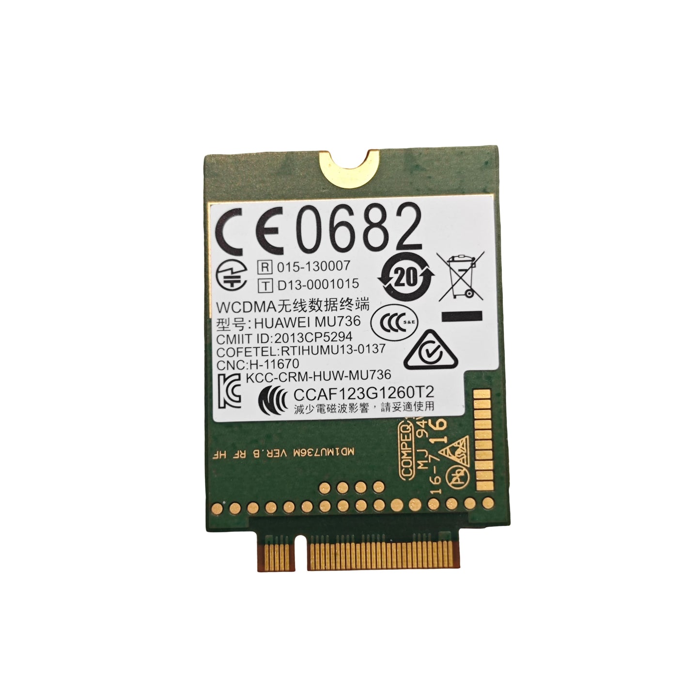 Module WWAN Huawei MU736 3G GPS M.2 NGFF HP (Reconditionné)