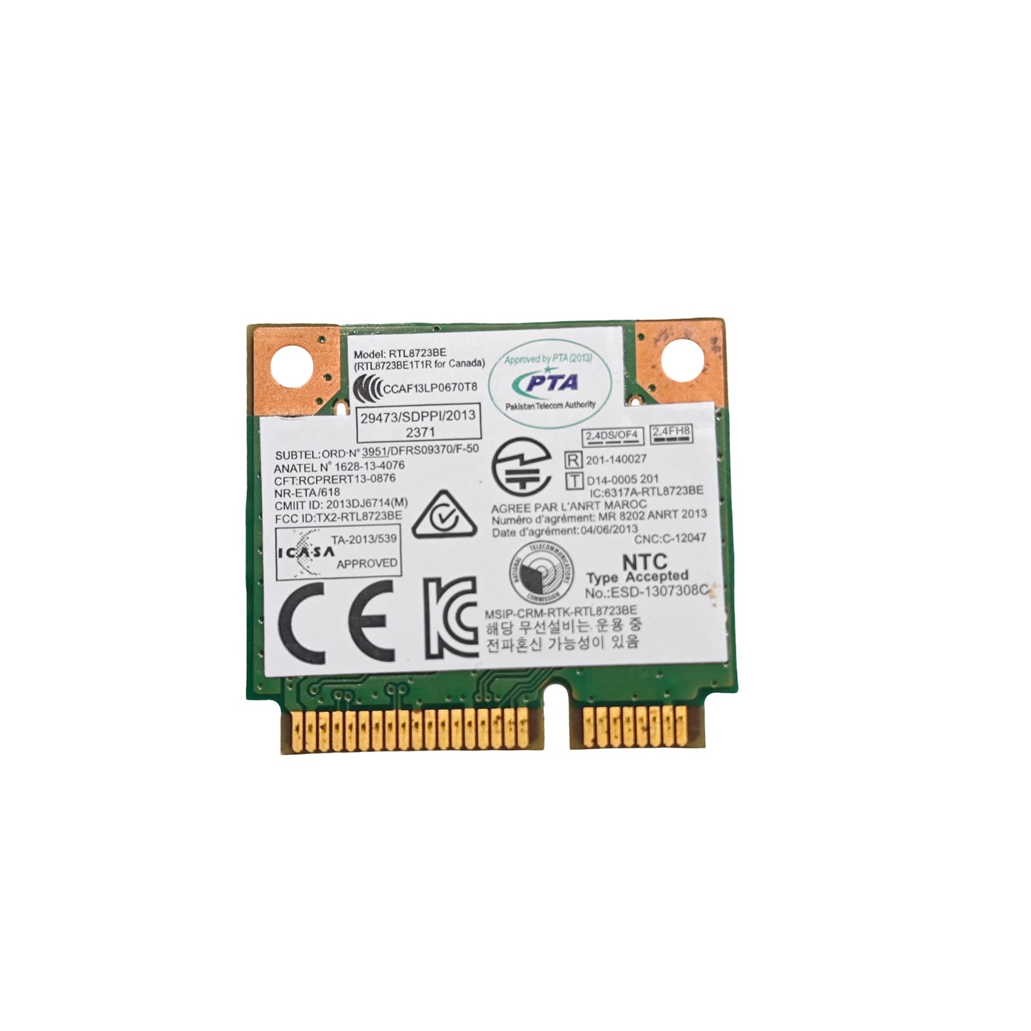 Carte Wi-Fi Realtek RTL8723BE Mini PCI-Express Bluetooth 4.0 (Reconditionné)