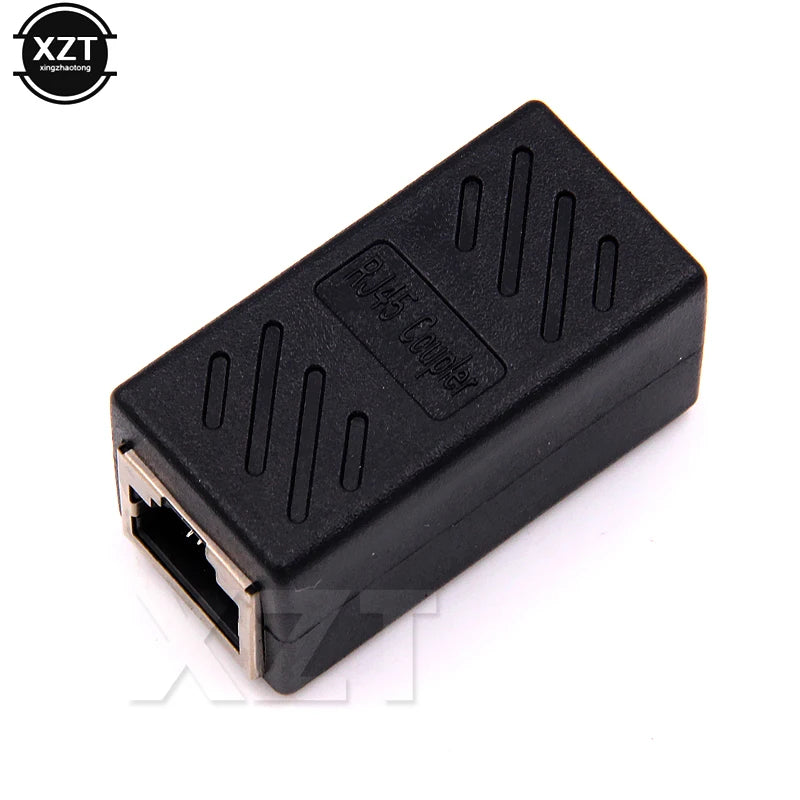 1 a 2 conector hembra del cable Ethernet Cat6 RJ45UTP Cat7 5e de la entrada de red LAN